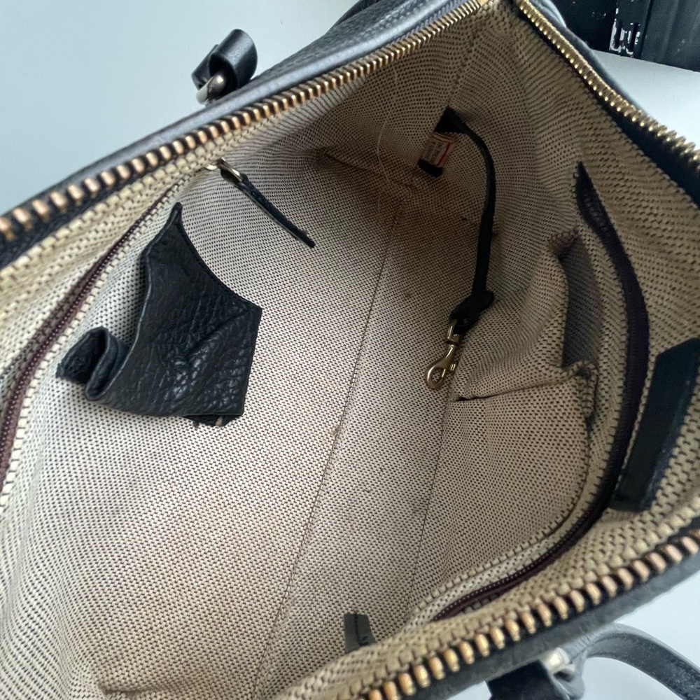Dooney and Bourke awl pebbled leather barrel bag - Picture 14 of 16